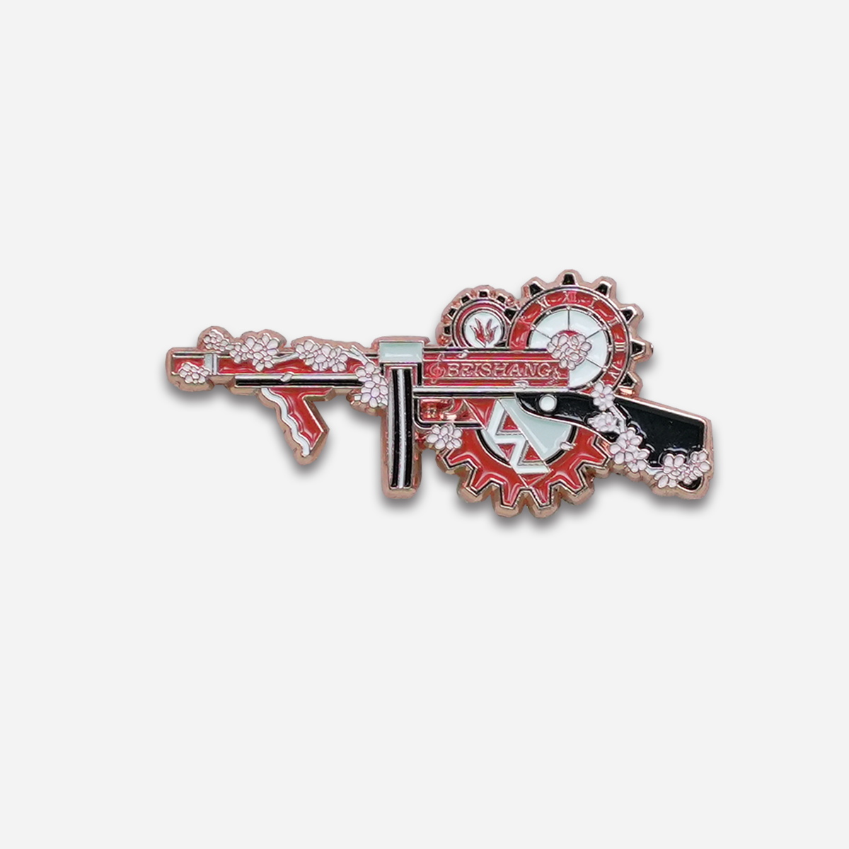 Ornate Machine Gun Cartoon