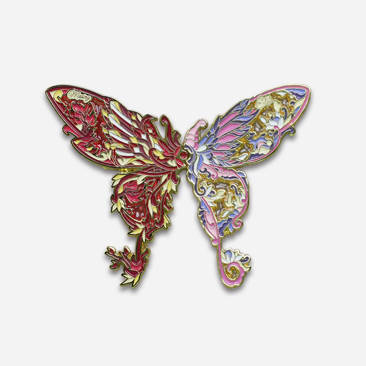 Colorful Butterfly Metal Enamel Pin