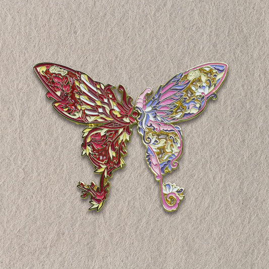 Colorful Butterfly Metal Enamel Pin