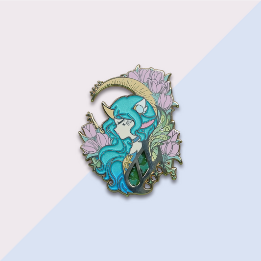 Unicorn Girl Metal Enamel Pin