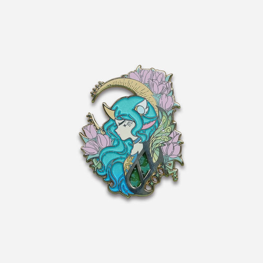 Unicorn Girl Metal Enamel Pin