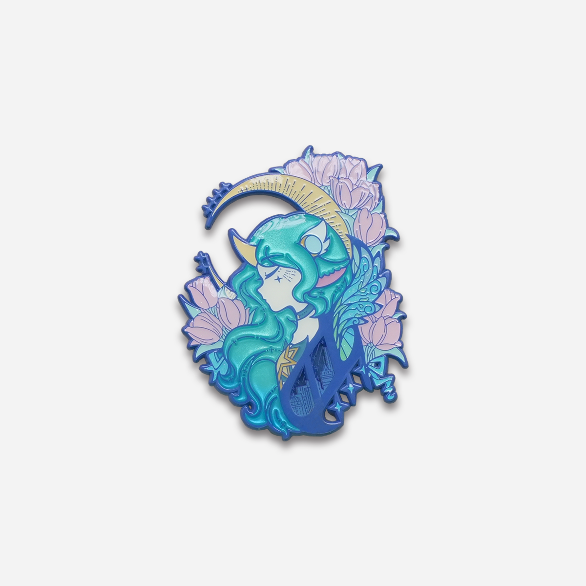 Unicorn Girl Metal Enamel Pin