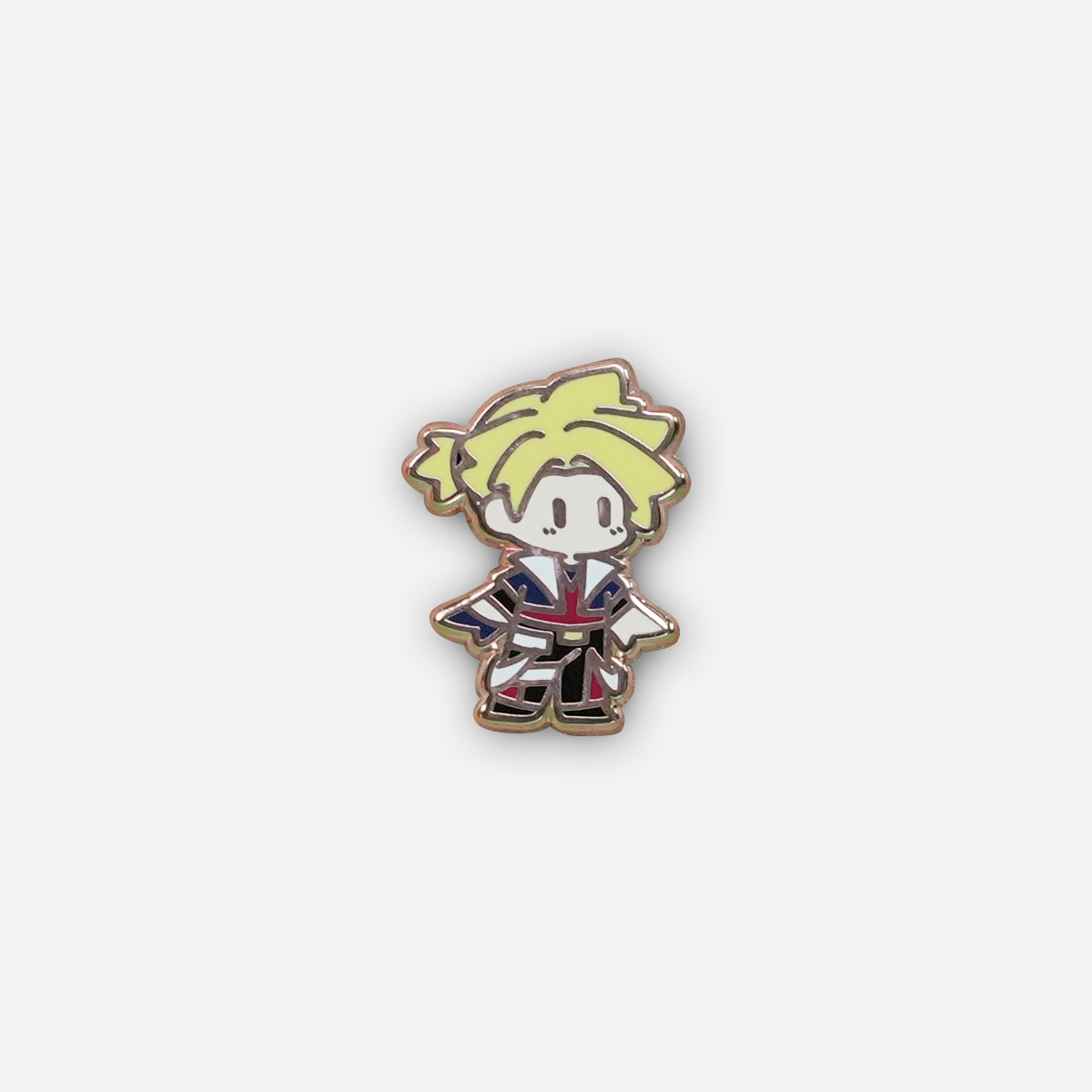 Blonde-Haired Boy Standing Pose Cartoon