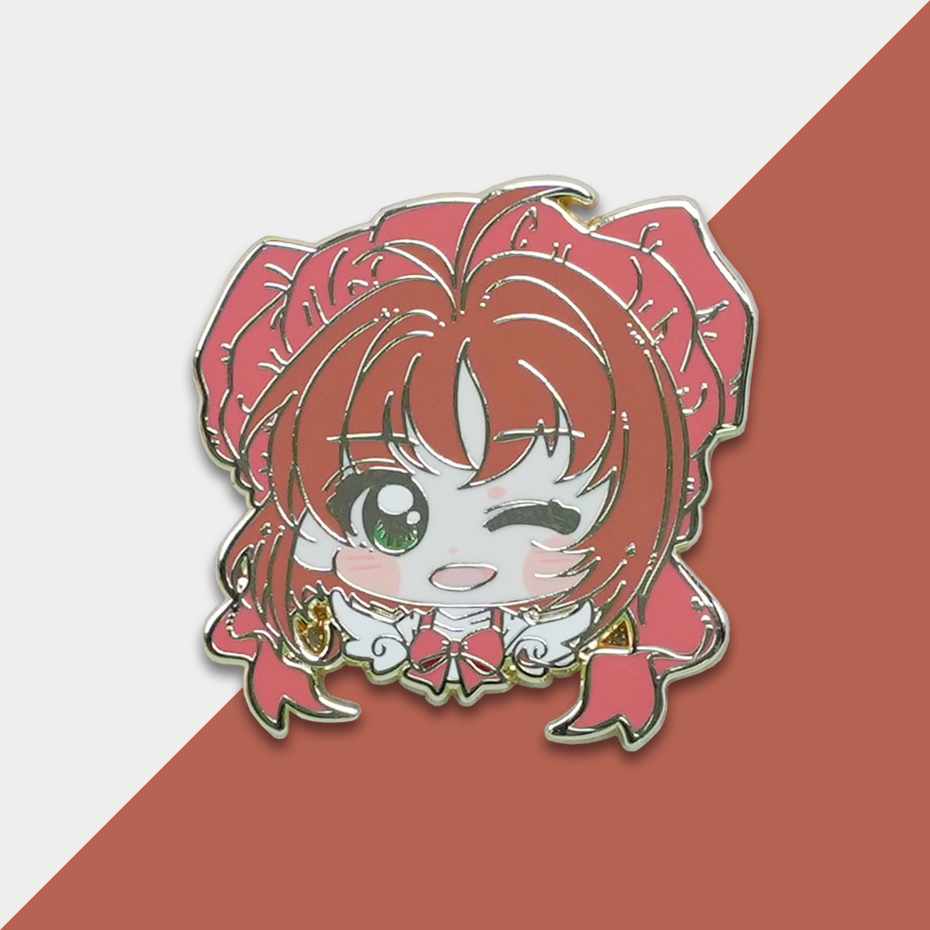 Red-Haired Wink Girl Cartoon