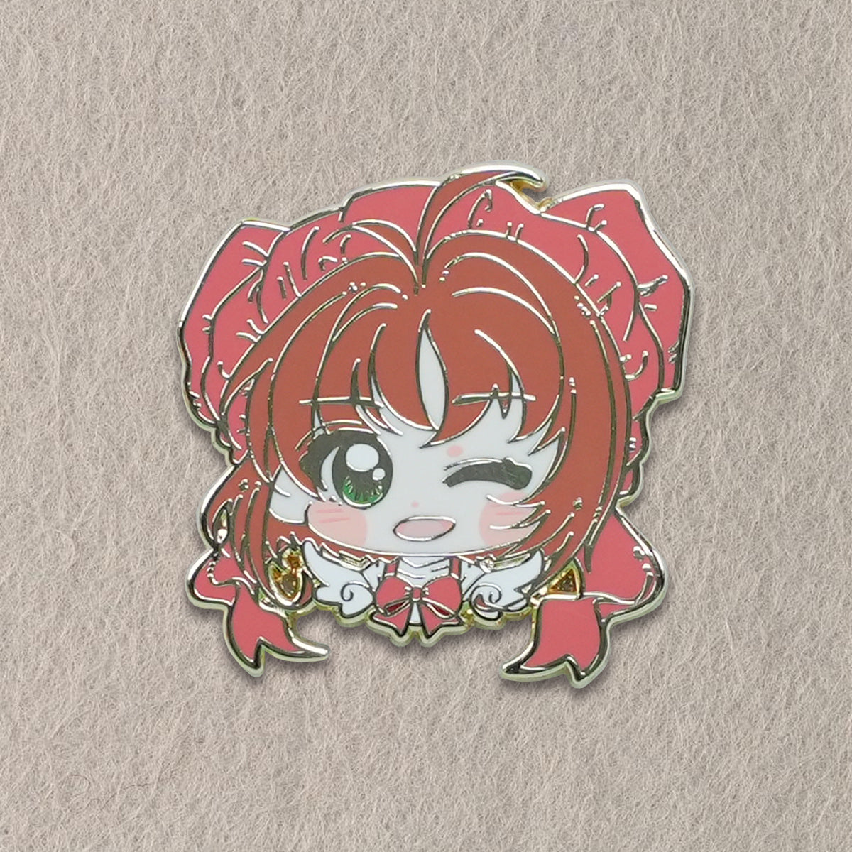 Red-Haired Wink Girl Cartoon